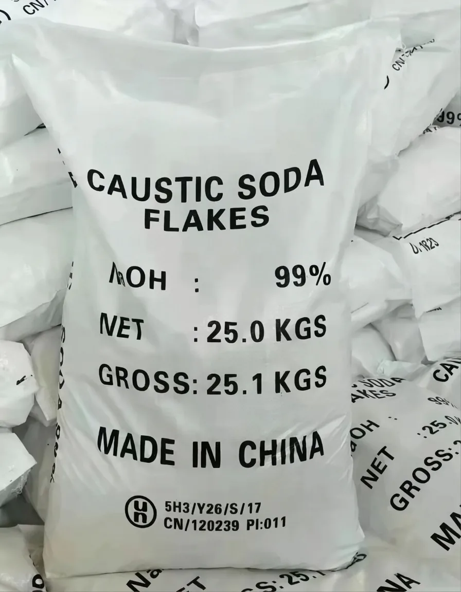 Kaustik Soda Serpihan Kantong 25kg di Gudang - Pemasok China